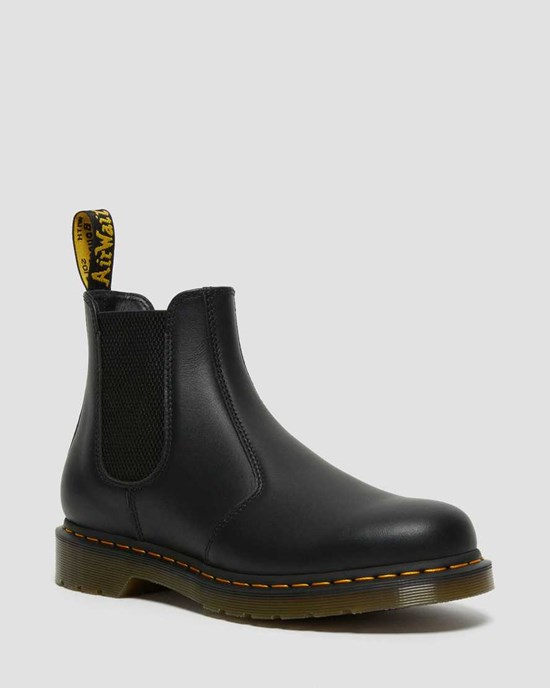 Dámské Chelsea Boty Dr Martens 2976 Nappa Læder Černé | MBTKY-6437