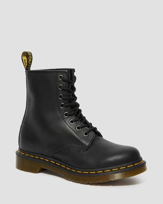 Dámské Šněrovací Boty Dr Martens 1460 Nappa Læder Černé | UINTF-5438