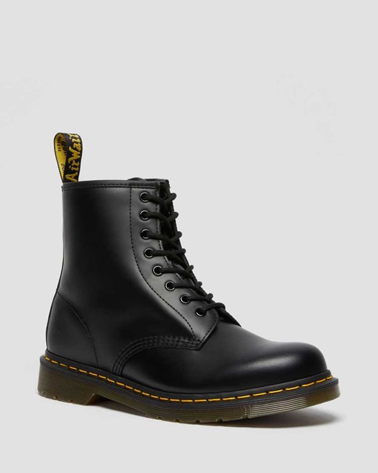 Dámské Šněrovací Boty Dr Martens 1460 Smooth Læder Černé | DVTHG-0942