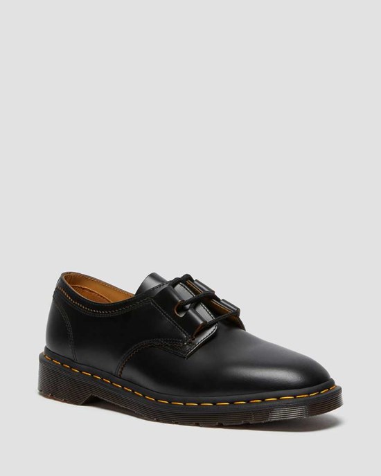 Pánské Oxfordky Dr Martens 1461 Ghillie Læder Černé | HLNXY-2716