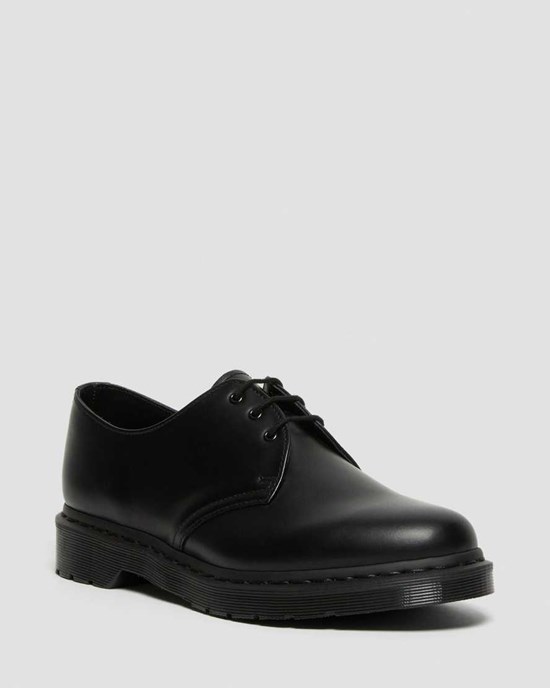 Pánské Oxfordky Dr Martens 1461 Mono Smooth Læder Černé | AIGJN-7809