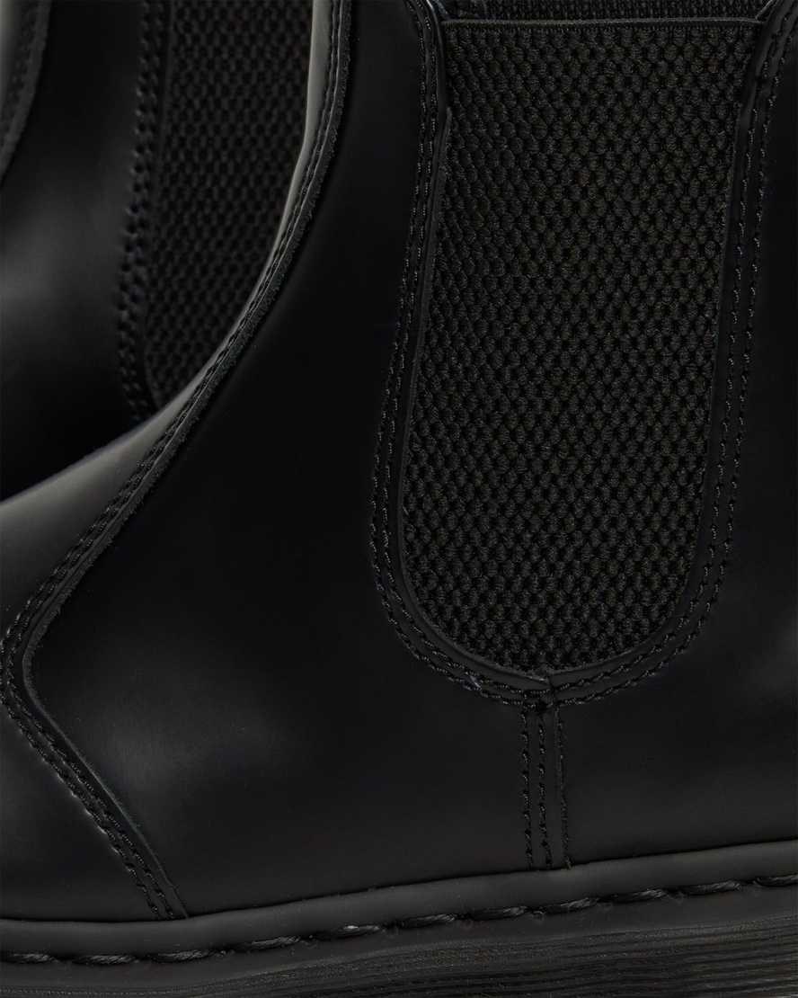 Dámské Chelsea Boty Dr Martens 2976 Mono Smooth Læder Černé | QOCJB-7583