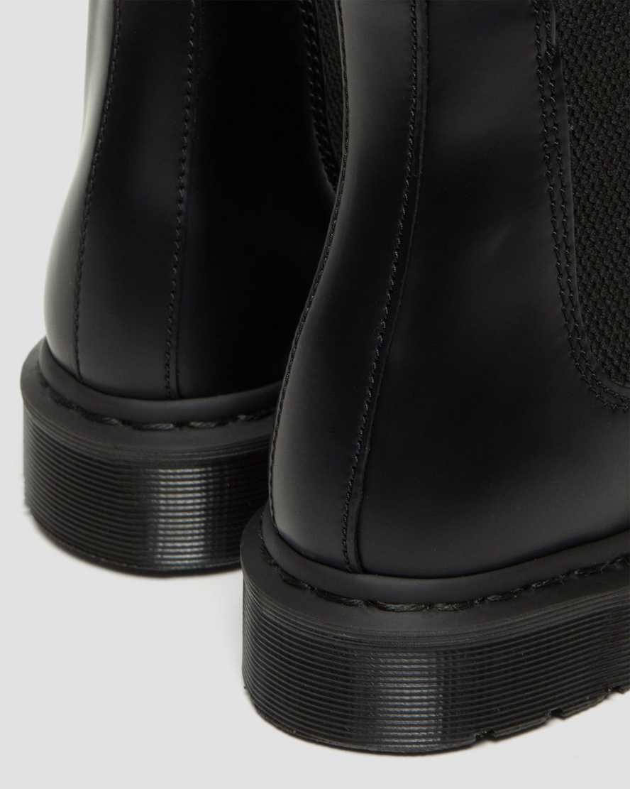 Dámské Chelsea Boty Dr Martens 2976 Mono Smooth Læder Černé | QOCJB-7583