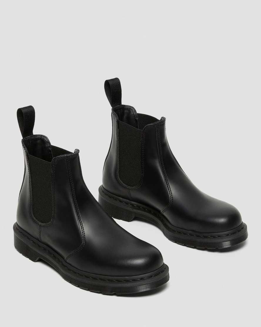 Dámské Chelsea Boty Dr Martens 2976 Mono Smooth Læder Černé | QOCJB-7583