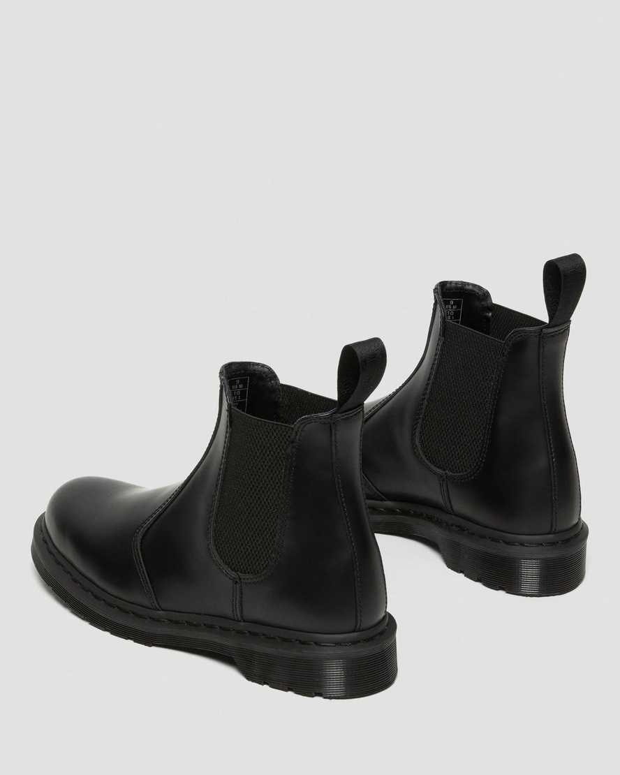 Dámské Chelsea Boty Dr Martens 2976 Mono Smooth Læder Černé | QOCJB-7583