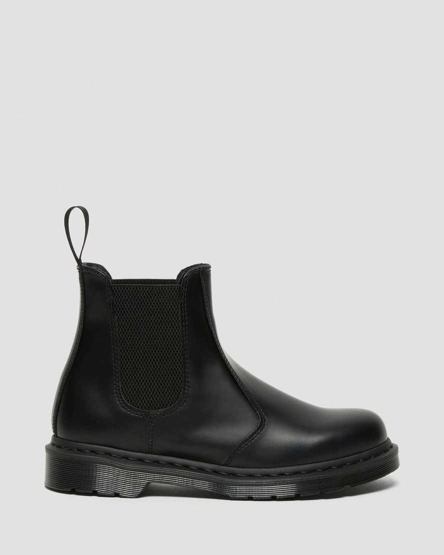 Dámské Chelsea Boty Dr Martens 2976 Mono Smooth Læder Černé | QOCJB-7583