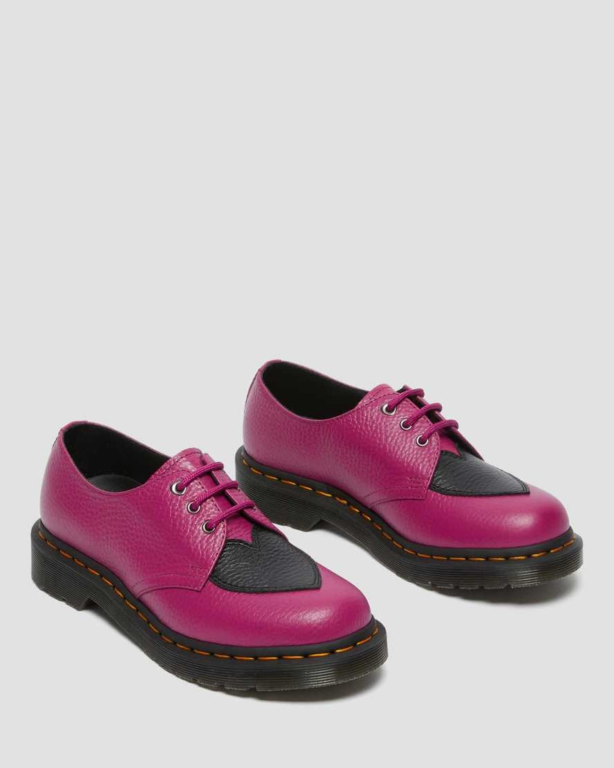 Dámské Oxfordky Dr Martens 1461 Amore Læder Růžové | CJAZP-6813