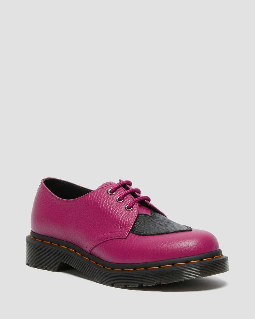 Dámské Oxfordky Dr Martens 1461 Amore Læder Růžové | CJAZP-6813