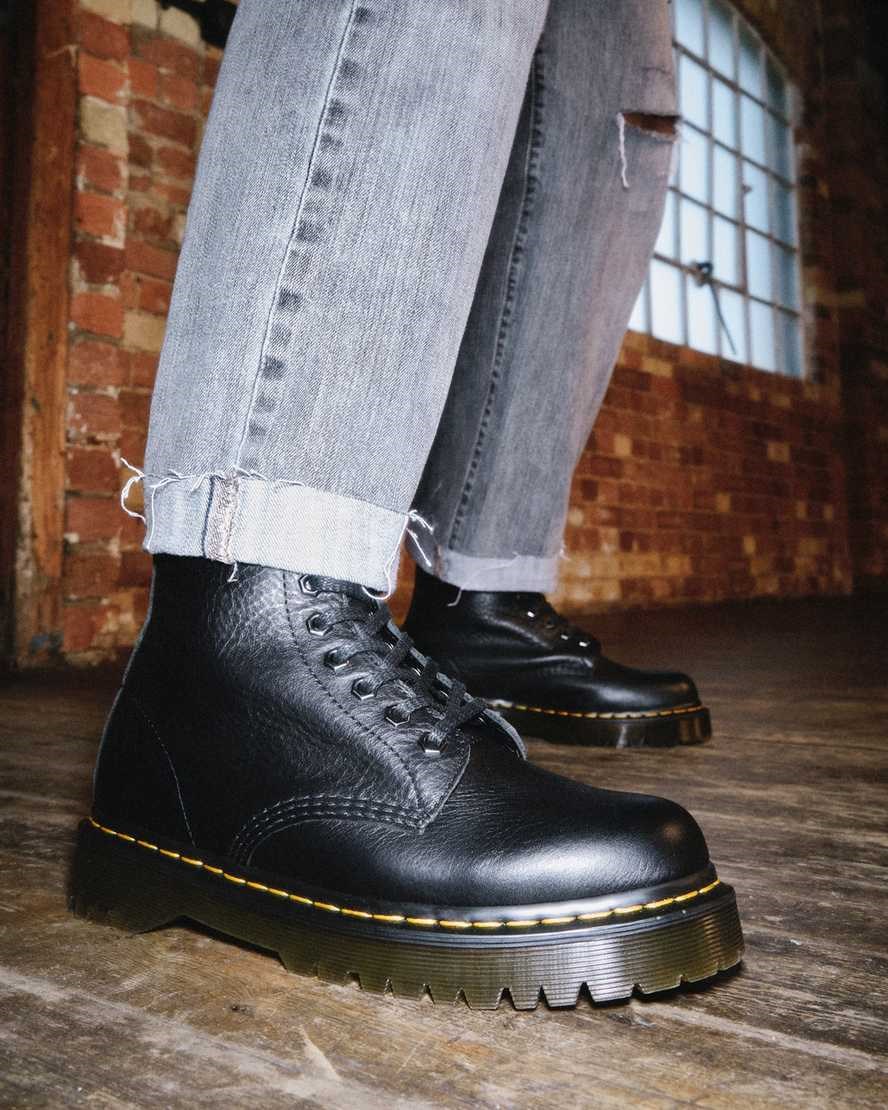 Pánské Kotníkové Boty Dr Martens 1460 Pascal Bex Læder Černé | PAVEZ-1294