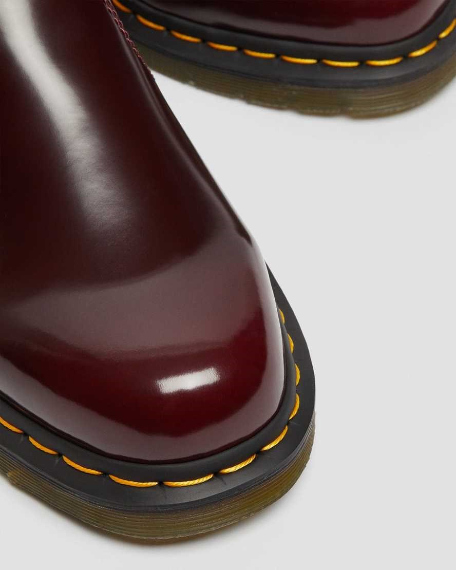 Pánské Kotníkové Boty Dr Martens Vegan 2976 Červené | PUVNZ-4820